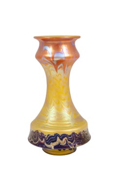 Vaso in vetro di Boemia Loetz PG 358 circa 1900 Art Nouveau