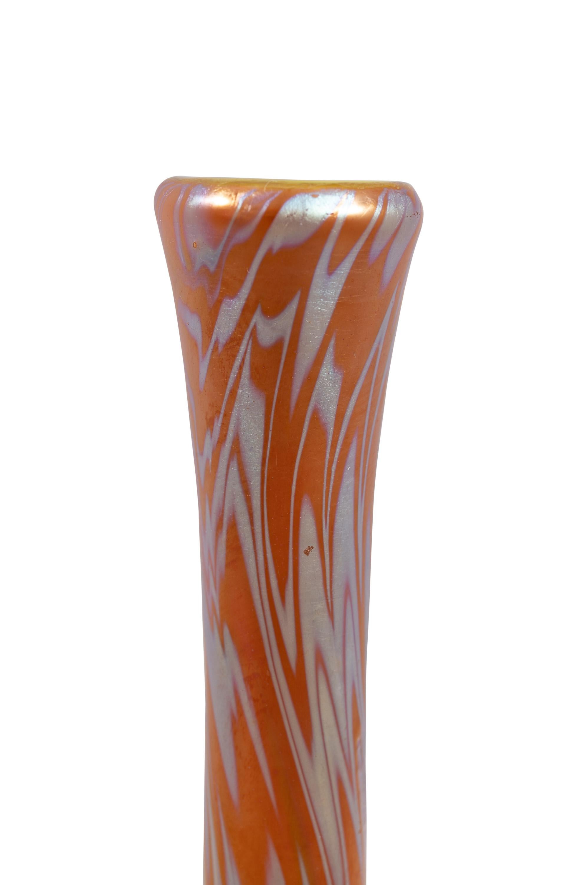 Bohemian Glass Vase Loetz PG 358 circa 1900 Art Nouveau In Good Condition For Sale In Klosterneuburg, AT