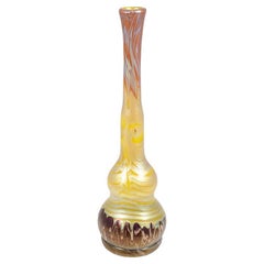 Used Bohemian Glass Vase Loetz PG 358 circa 1900 Art Nouveau
