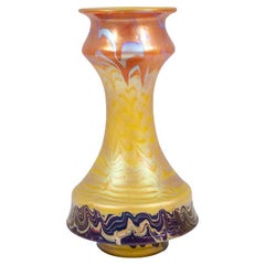 Used Bohemian Glass Vase Loetz PG 358 circa 1900 Art Nouveau