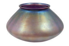 Bohemian Glass Vase Marie Kirschner Loetz Signed circa 1904 Viennese Art Nouveau