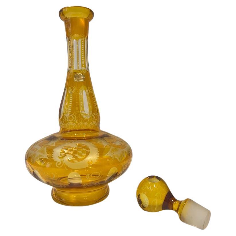 caraffa cristallo boemia