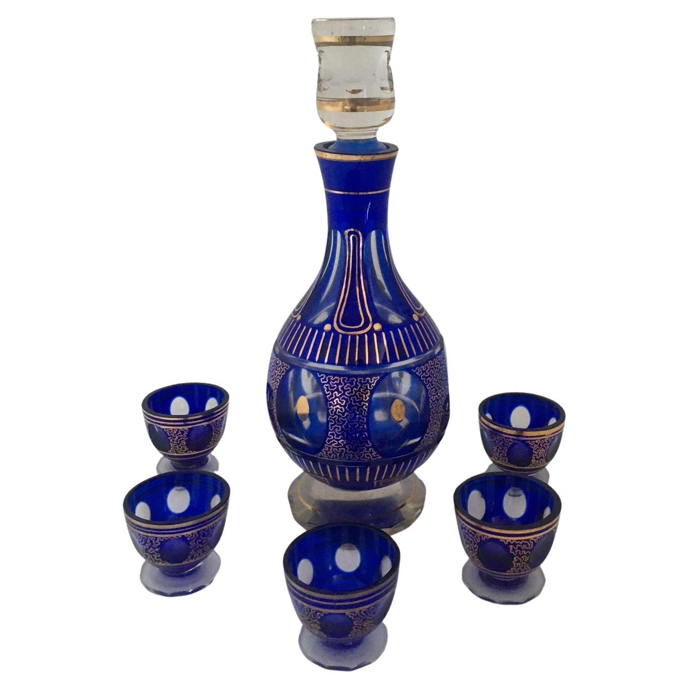 Set de licor de Bohemia