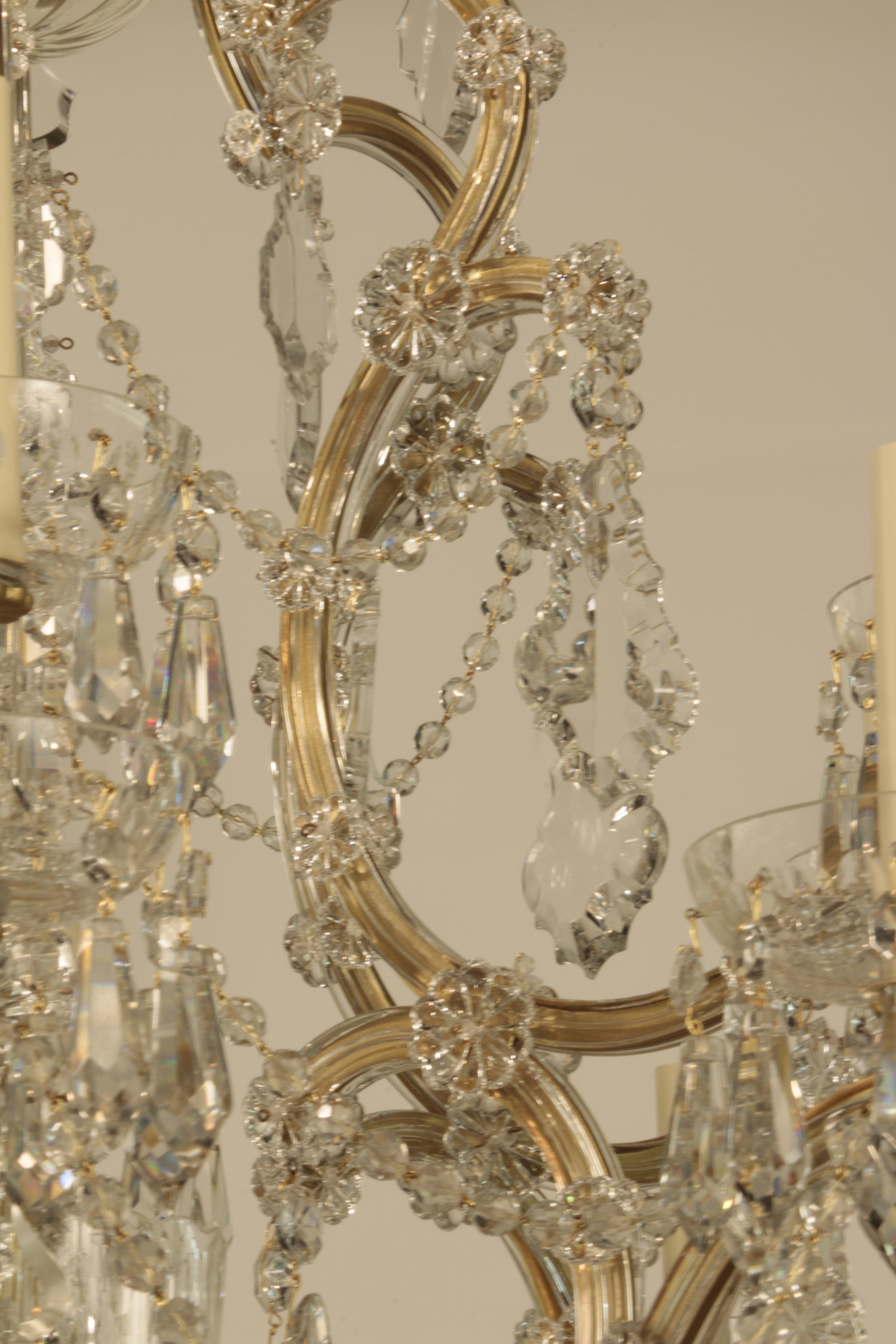 Louis XV Bohemian  Marie-Therese 19-Light Chandelier