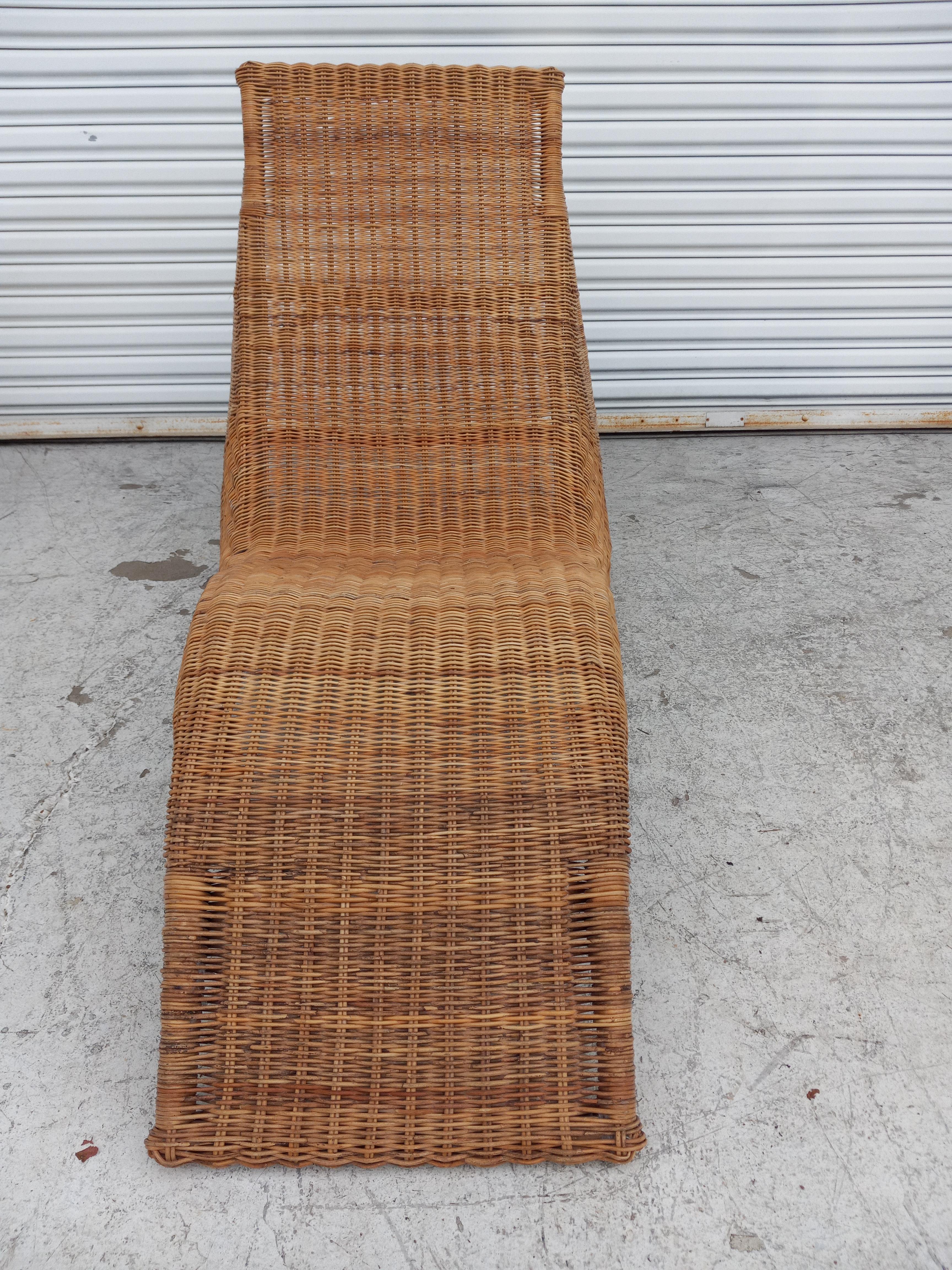 Carl Ojerstram entworfene Chaiselongue aus Korbweide für IKEA (Schwedisch) im Angebot