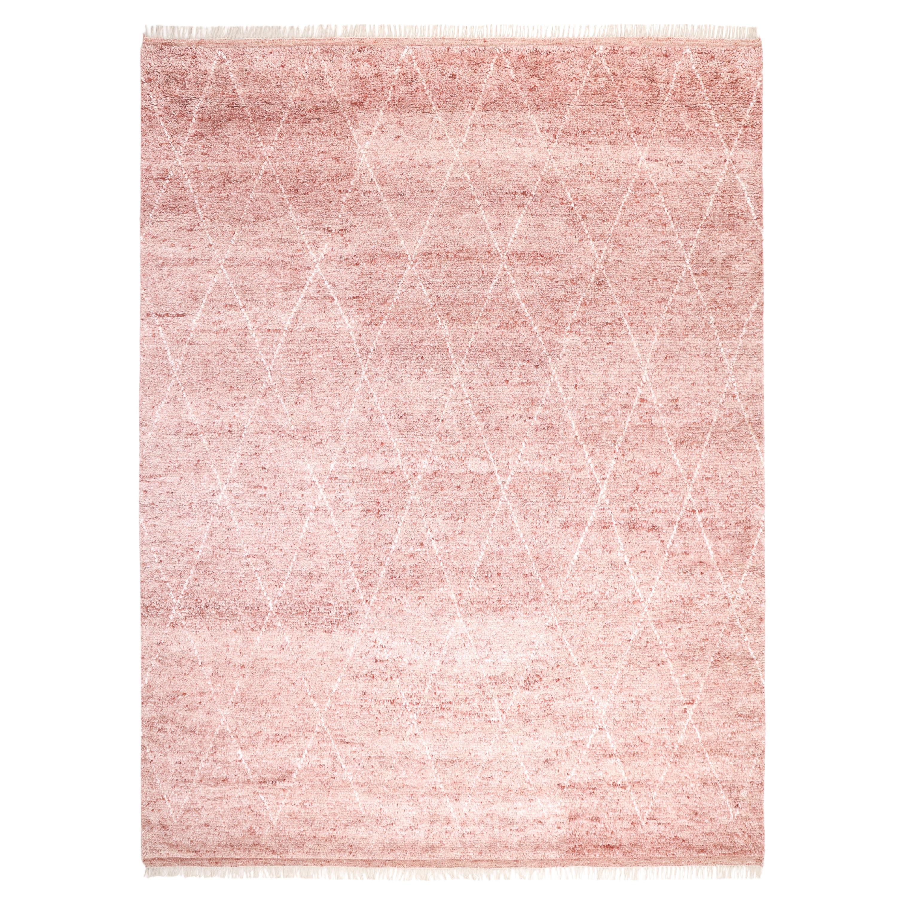 Bohemian Moroccan Hand Made Red Area Rug 9' 0" x 12' 0"