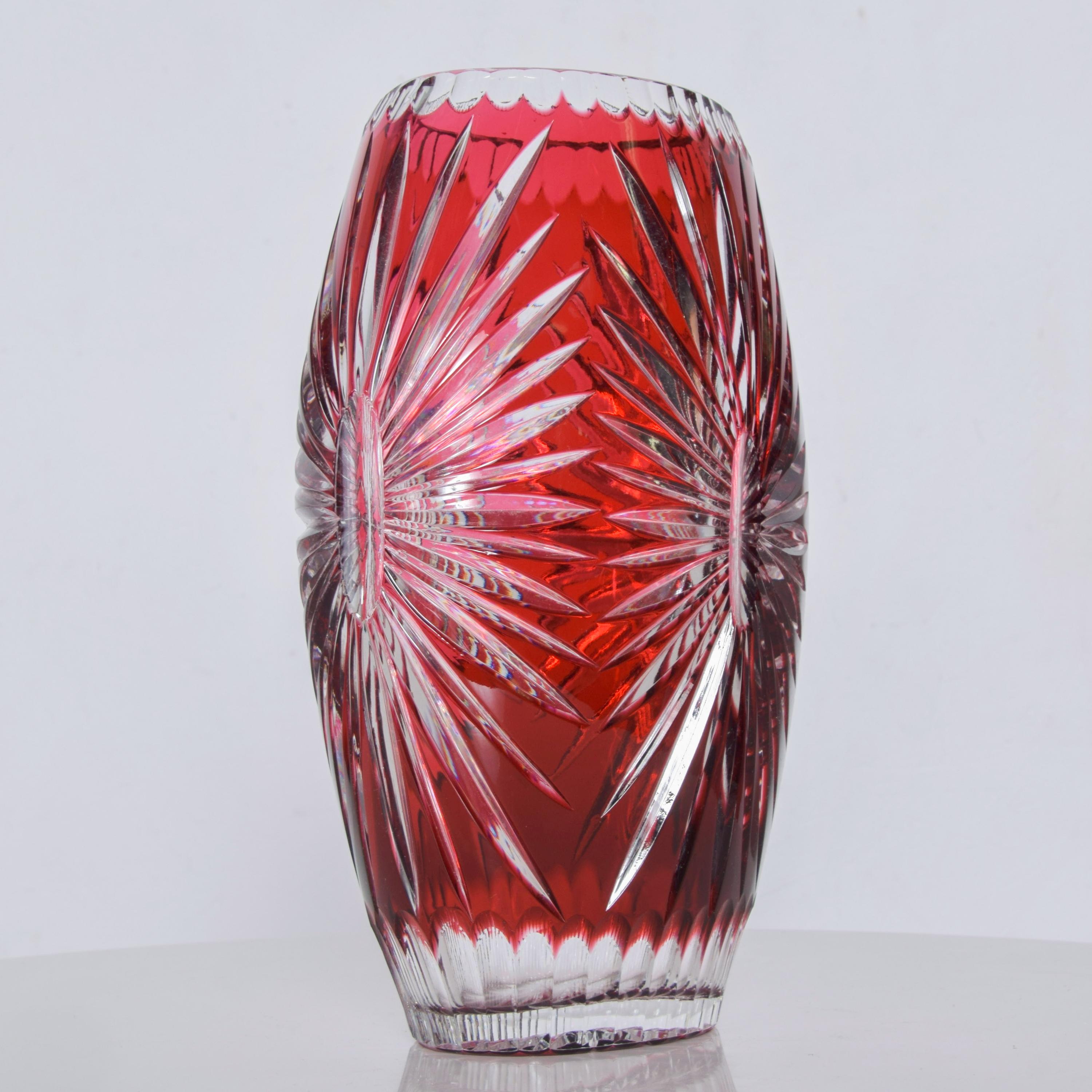 hungarian crystal vase