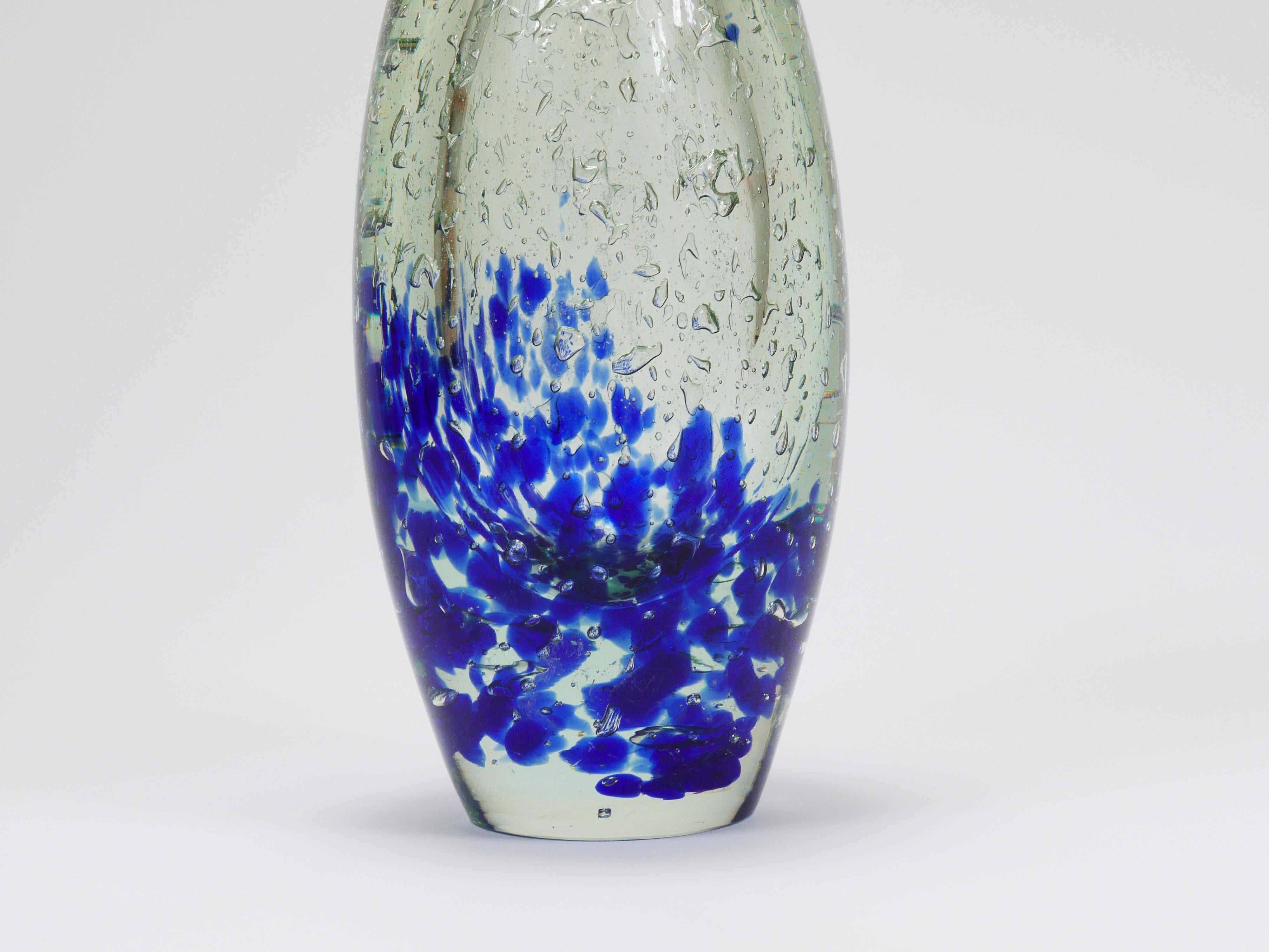 Vaso Sommerso in vetro di Studio Bohemian, Jaroslav Svoboda, Skrdlovice Beranek, anni '70 in vendita 2