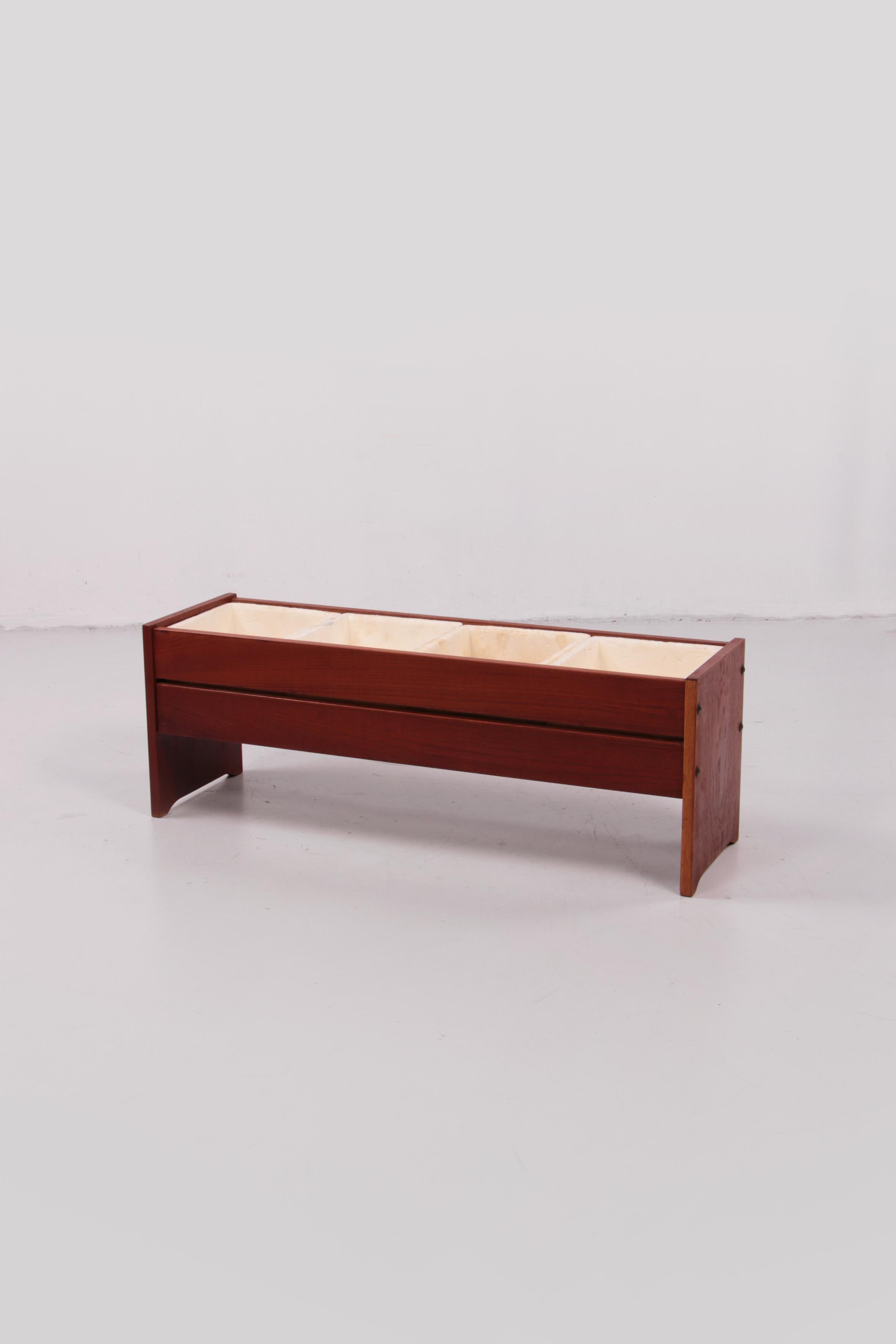 Bohemian style teak design planter, 1960 Denmark.


Scandinavian minimalism! Beautiful in its simplicity, this special Danish planter made of light teak wood. Country of origin: Denmark. Particularly beautiful due to its slender legs and