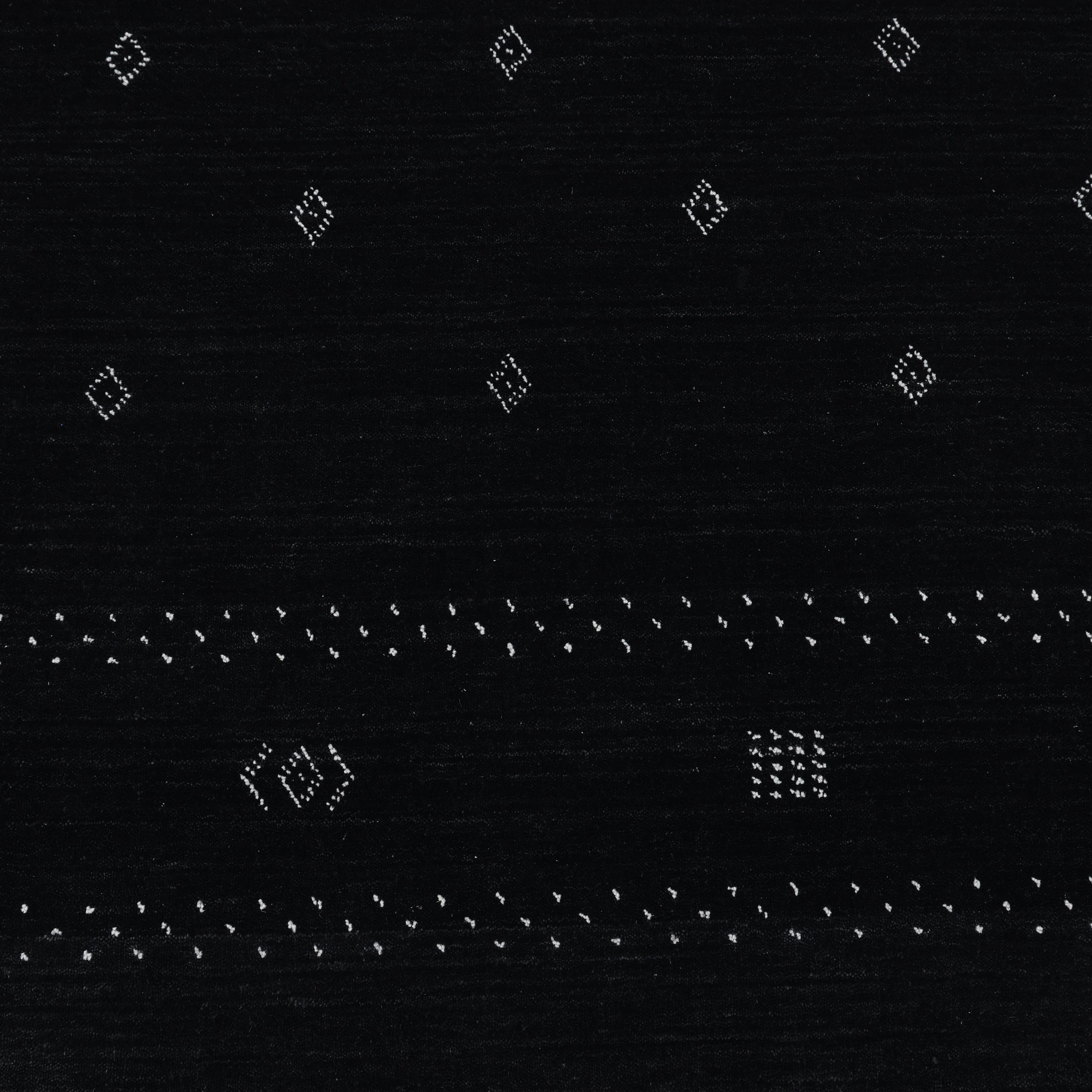 Indian Bohemian Tribal Hand Made Black Area Rug 8' 0