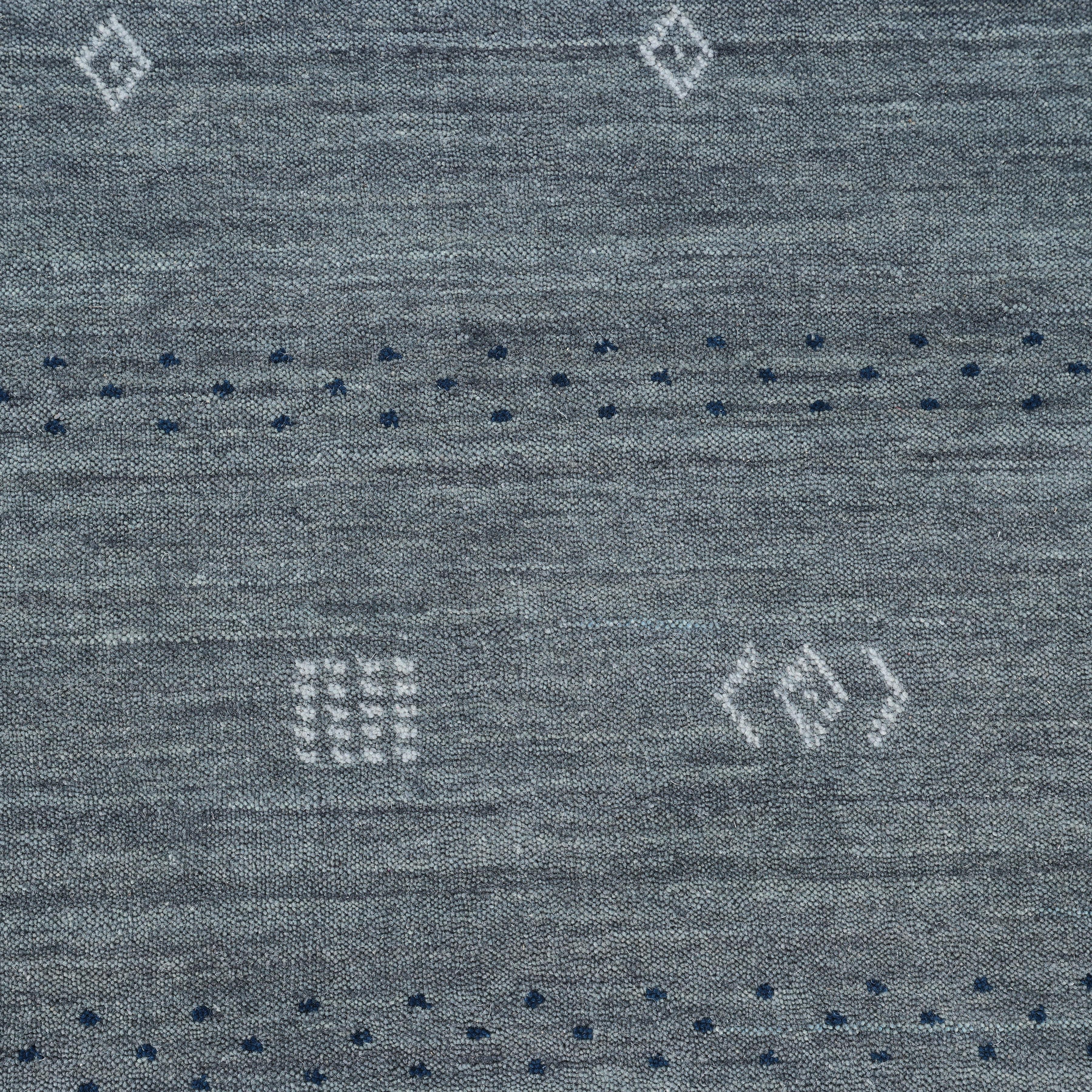 Bohemian Tribal Hand Made Gray Bereich Teppich 3' 0