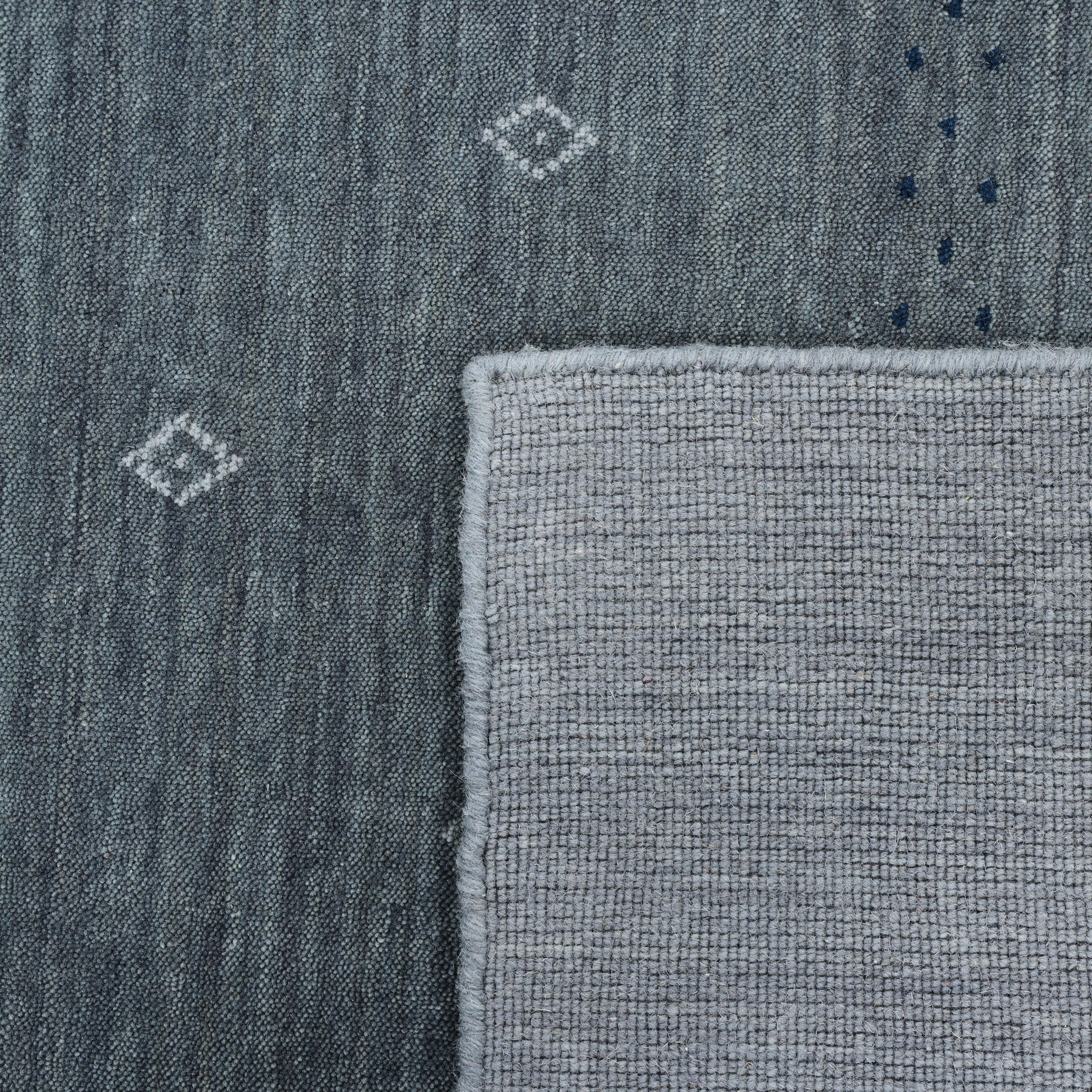 Bohemian Tribal Hand Made Gray Bereich Teppich 3' 0