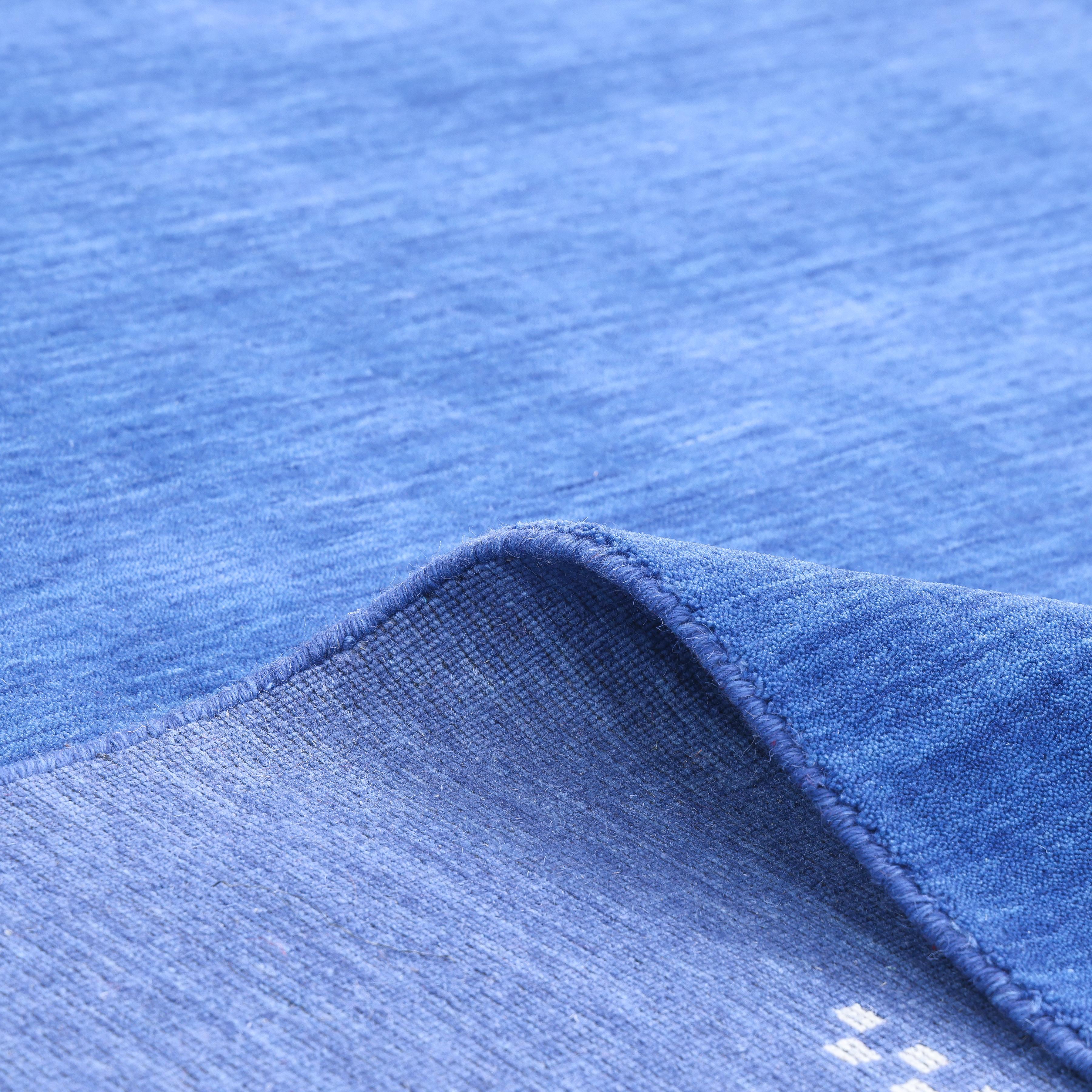 Indiano Tappeto Tribale Bohemian Hand Made Navy 9' 0