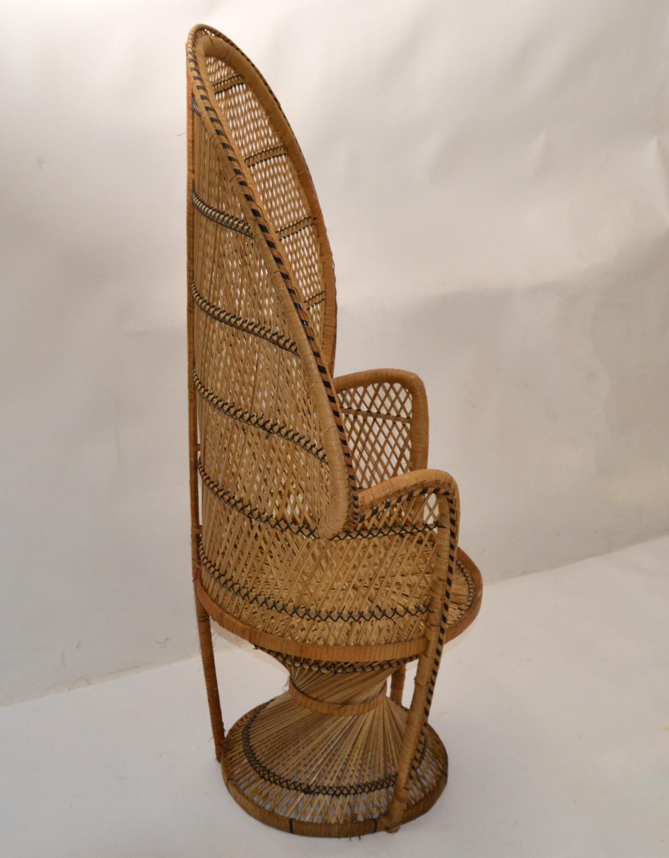 bohemian wicker chair