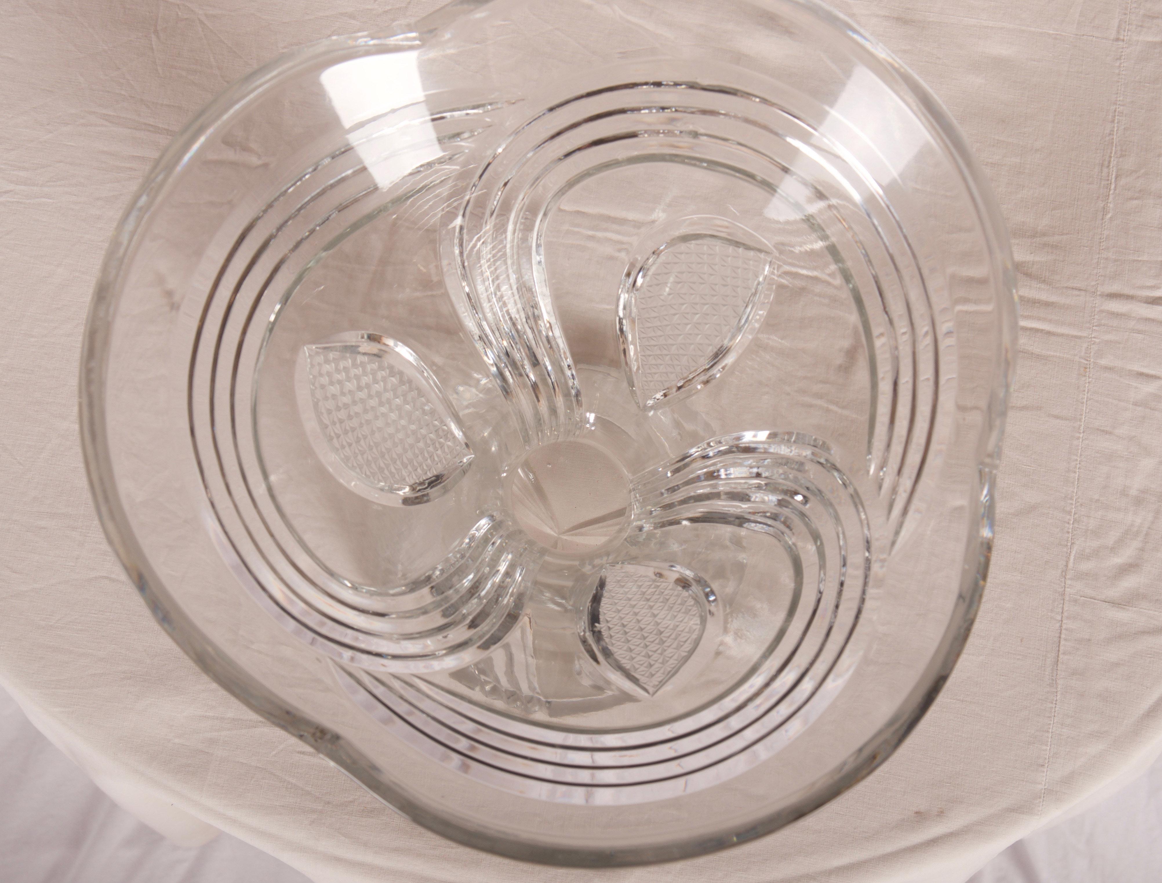 Bohemin Crystal Flower Vase For Sale 2