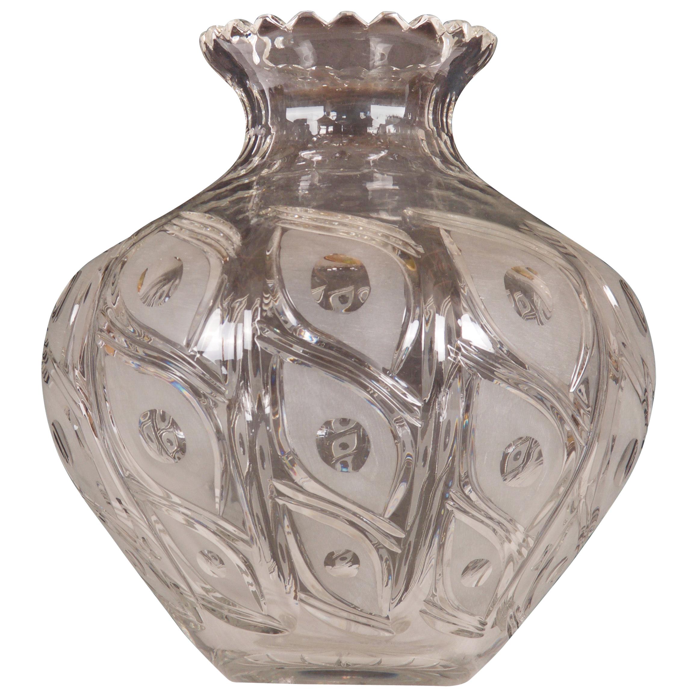 Bohemin Crystal Flower Vase