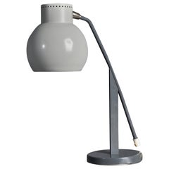 Böhlmarks, Adjustable Table Lamp, Lacqured Metal, Sweden, 1950s