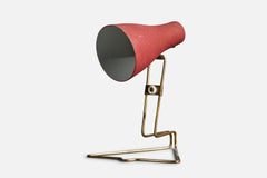 Böhlmarks, Lampada da tavolo o da parete regolabile, Ottone, Metallo, Svezia, anni '50
