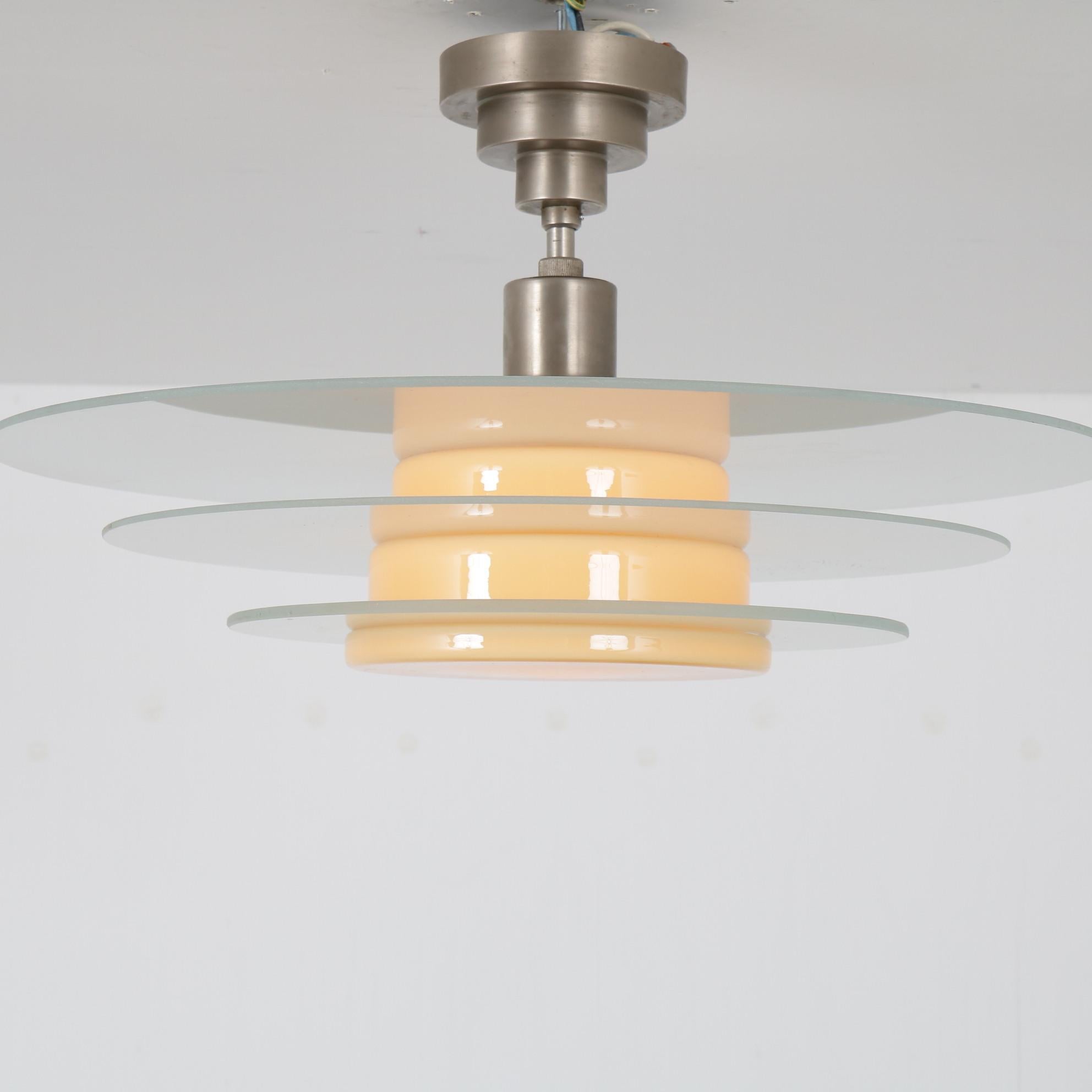 Bohlmarks Ceiling Lamp from Sweden, 1930 For Sale 4