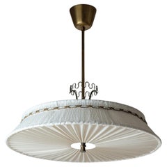 Böhlmarks Fabric Chandelier, circa 1950