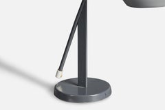 Böhlmarks, Adjustable Table Lamp, Lacqured Metal, Sweden, 1950s