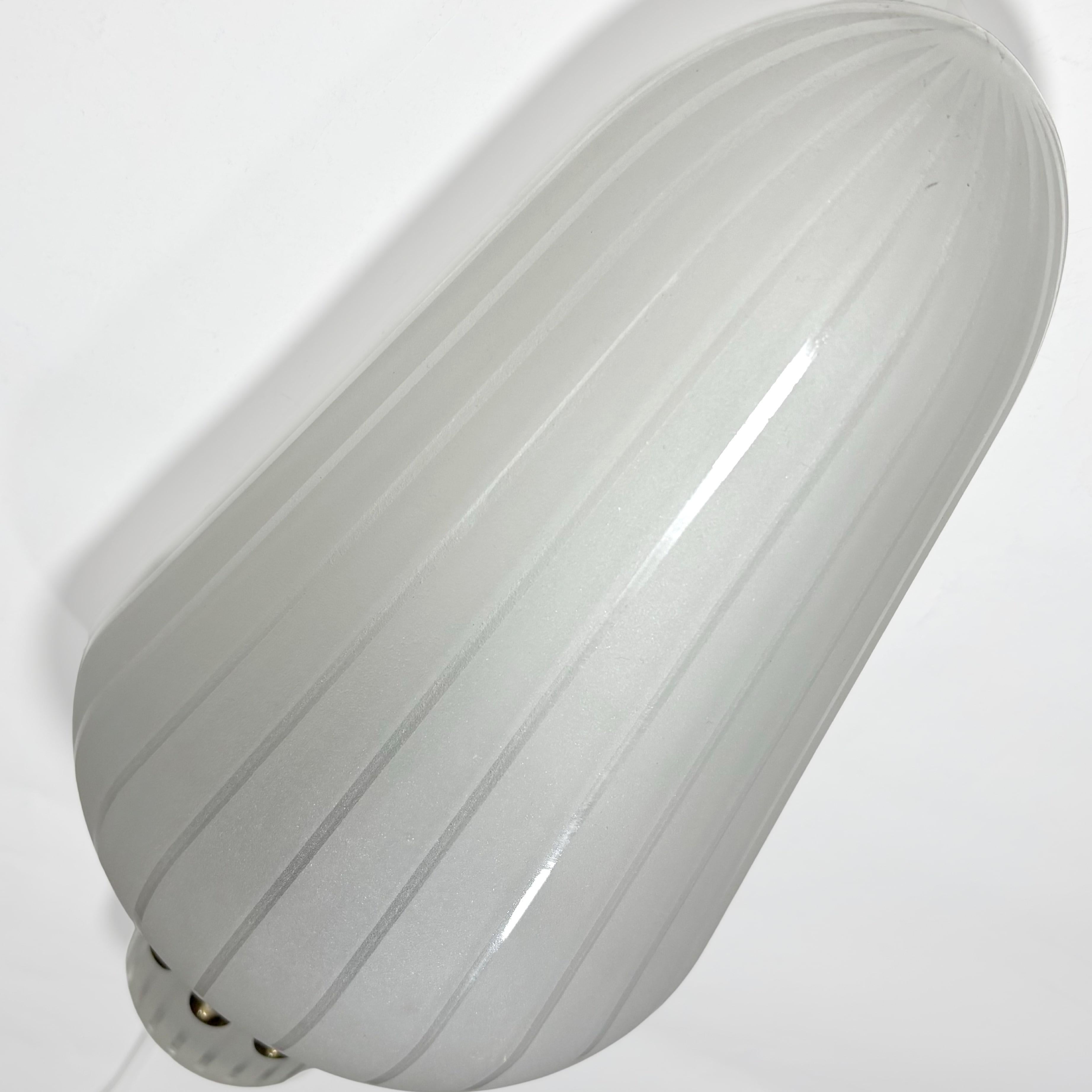 Ottone Böhlmarks, lampada da parete moderna svedese 8601, ottone e vetro, Svezia, anni '40 in vendita