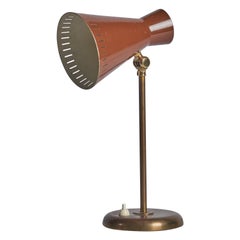 Böhlmarks, Tischlampe, Messing, Metall, Schweden, 1940er Jahre