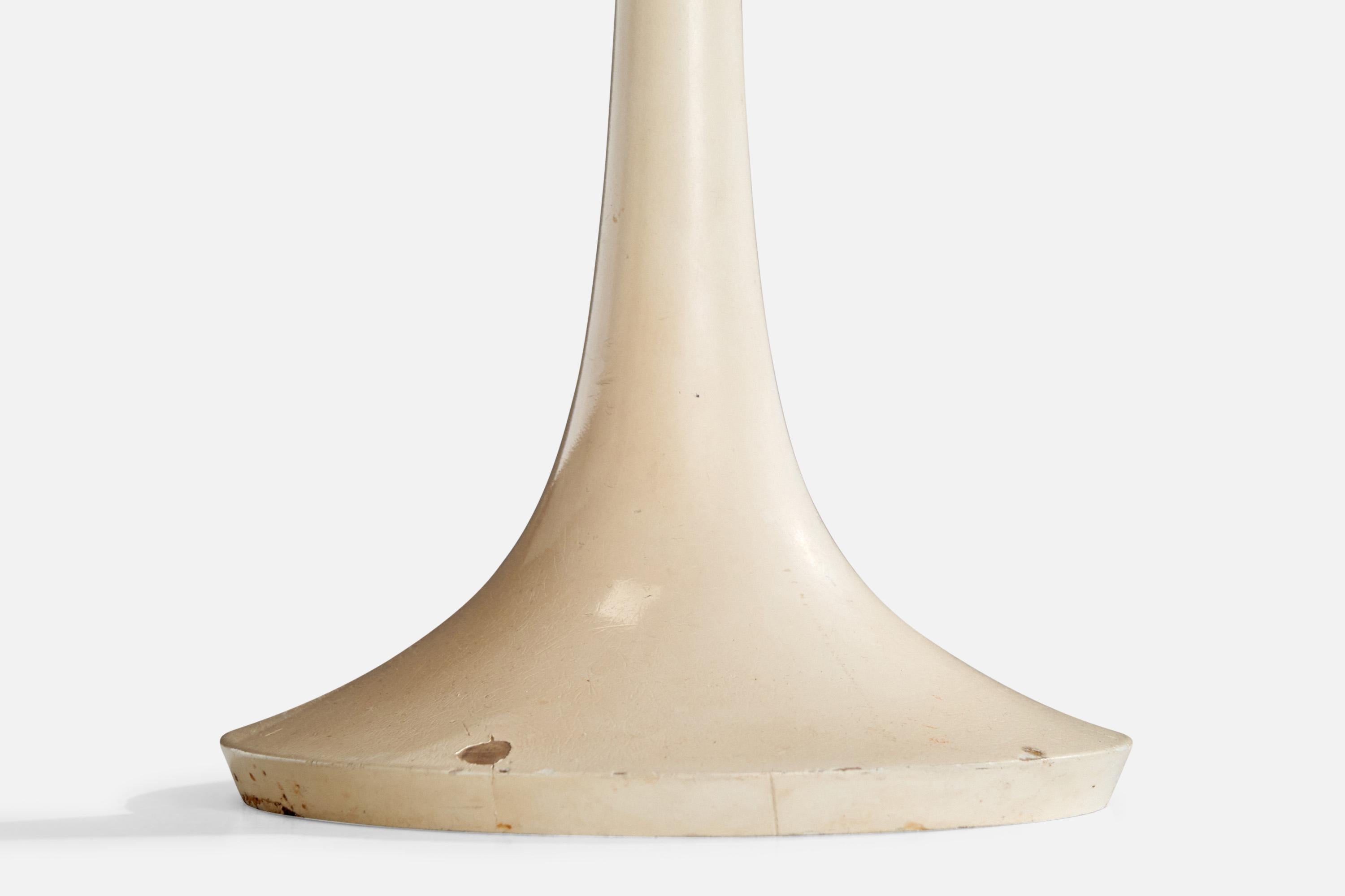 Böhlmarks, lampe de table, Wood, parchemin, Suède, années 1940 en vente 3