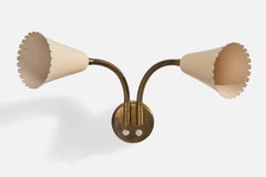 Böhlmarks, Wall Light, Brass, Metal, Sweden, 1940s