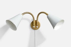 Böhlmarks, Wall Light, Brass, Metal, Sweden, 1940s