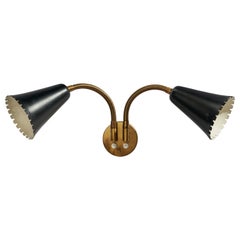Böhlmarks, Wall Light, Brass, Metal, Sweden, 1940s