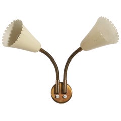 Böhlmarks, Wall Light / Sconce, Brass, Metal, Sweden, 1940s