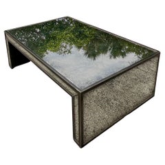 Table basse en miroir antique de Boho Archive Home pour Century