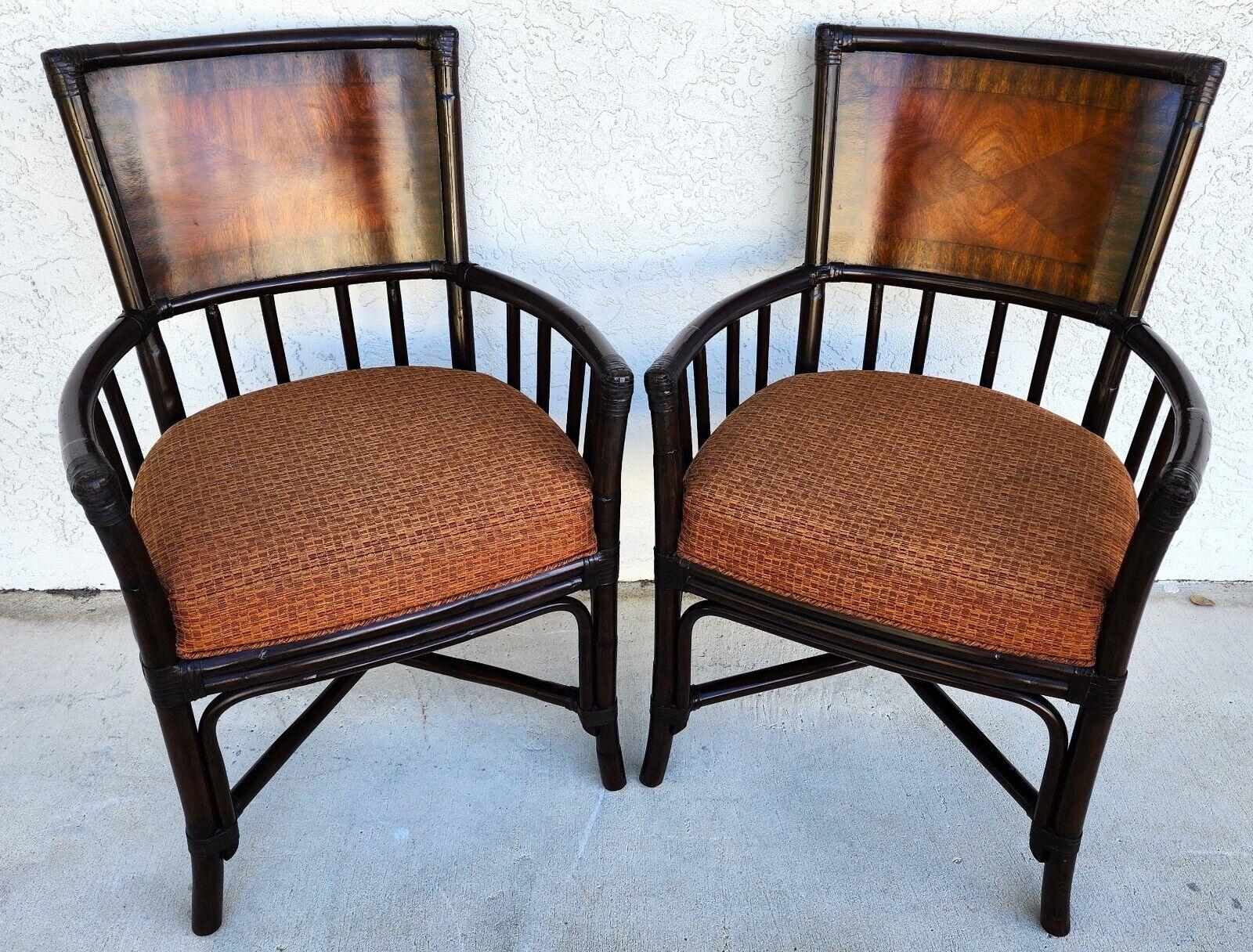 Late 20th Century Boho Bamboo Chairs Accent Dining by PALECEK