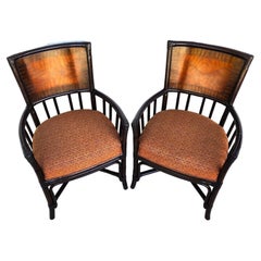Vintage Boho Bamboo Chairs Accent Dining by PALECEK