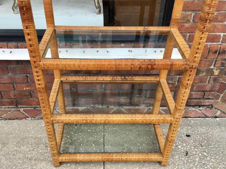 Boho Chic Arch Top Etagere For Sale at 1stDibs
