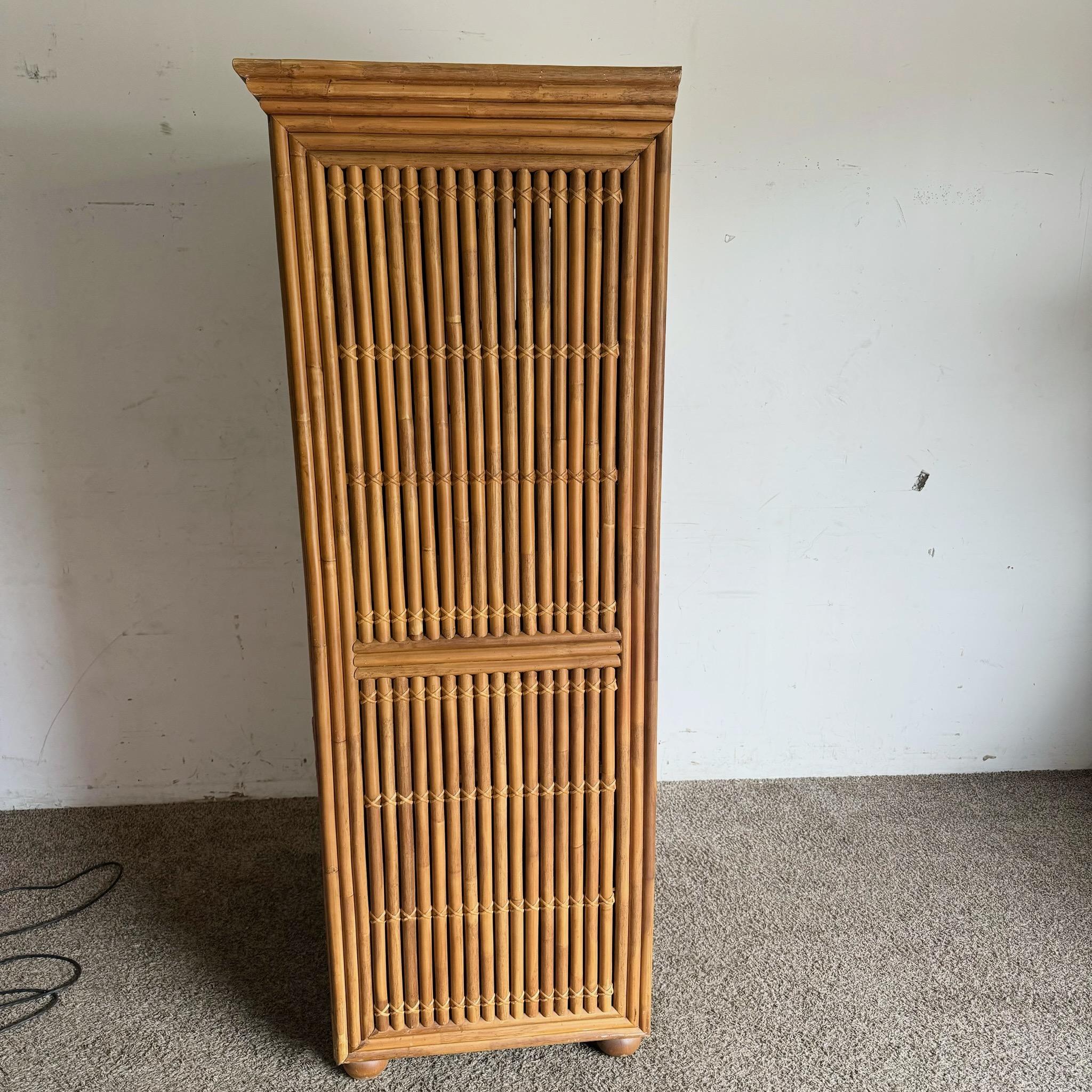 Boho Chic Bamboo Armoire/Drybar 5