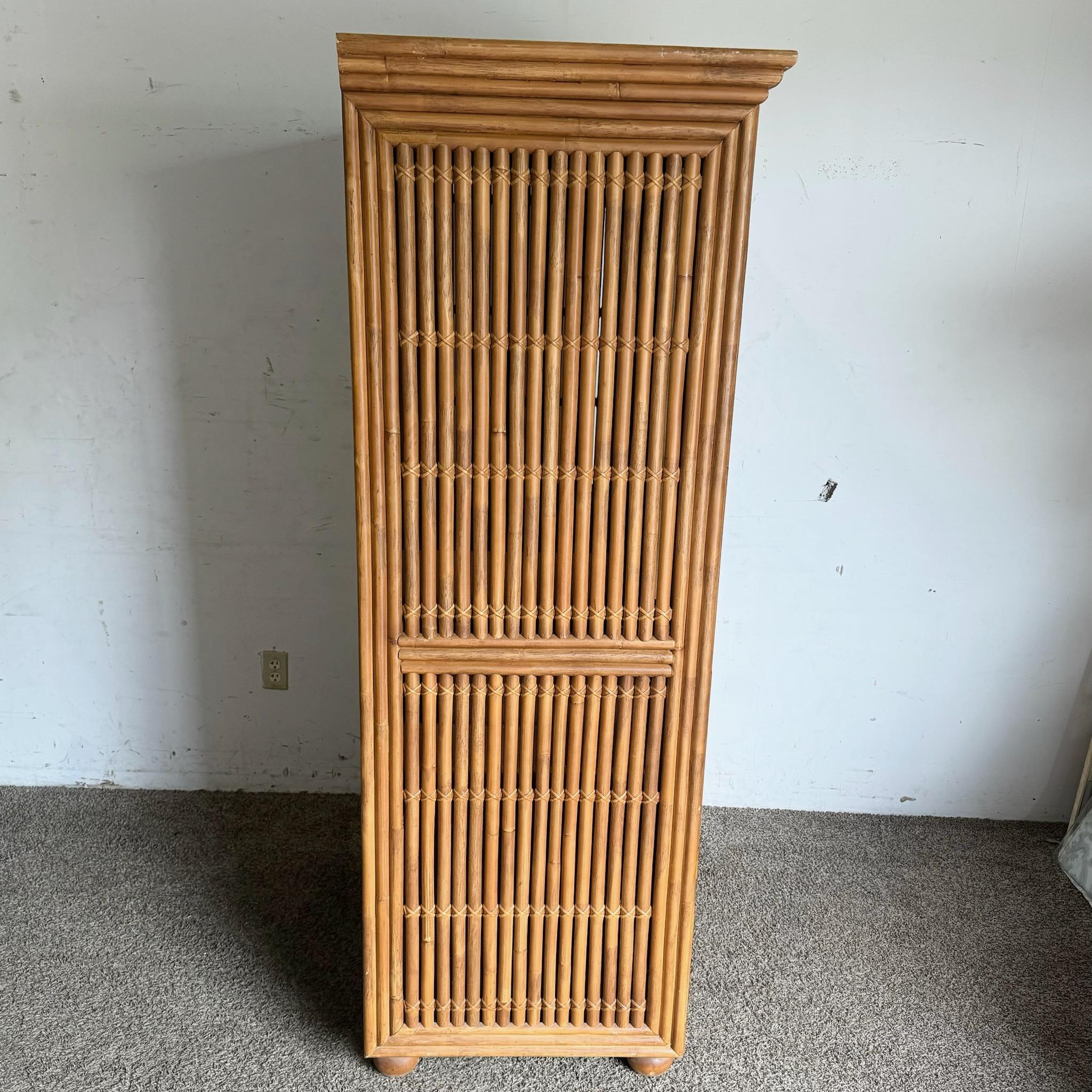 Boho Chic Bamboo Armoire/Drybar 3