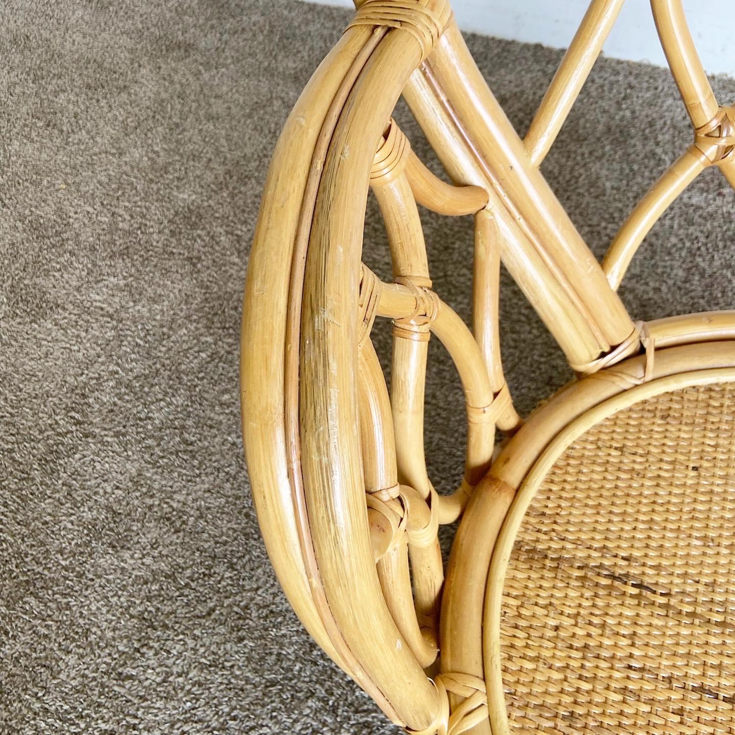 boho rattan chair