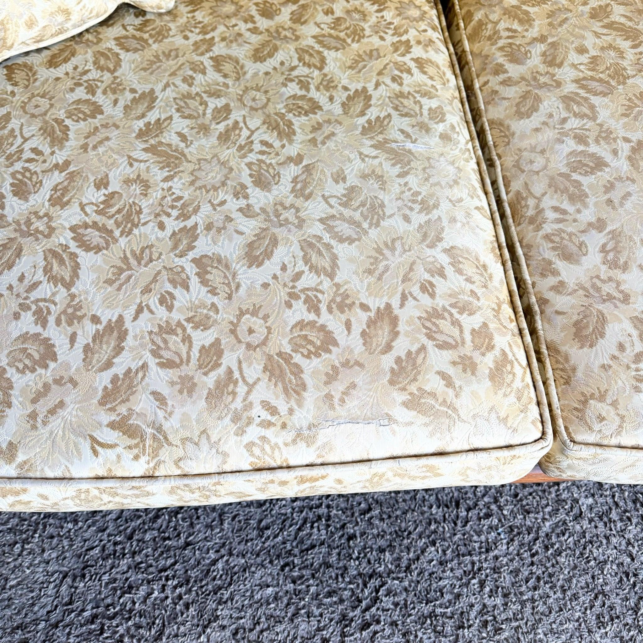 Sofá Boho Chic de Ratán de Bambú con Tumbona - 2 Piezas en venta 2