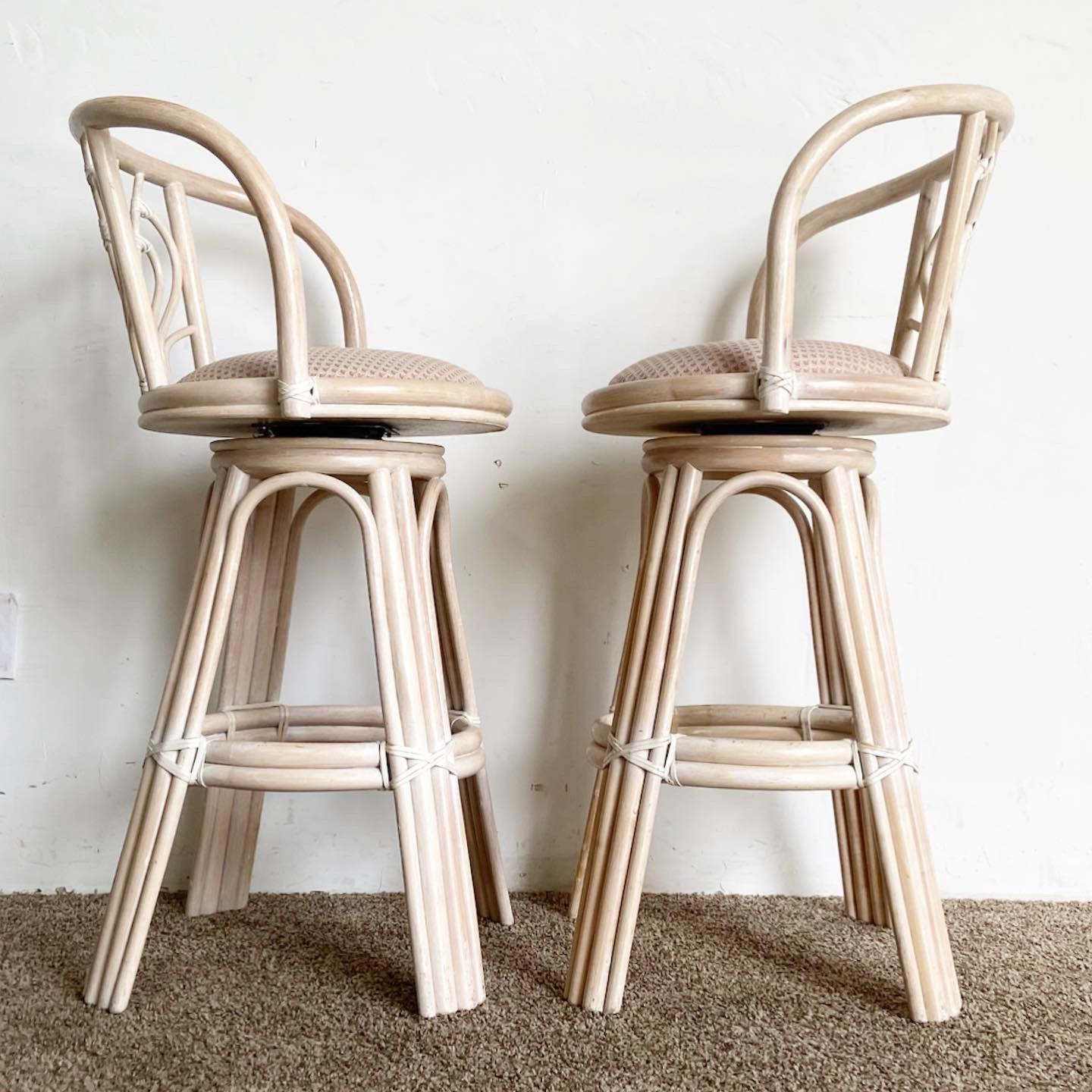 bamboo bar stools with backs