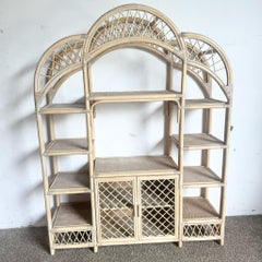 Etagere ad arco in rattan biondo Boho Chic