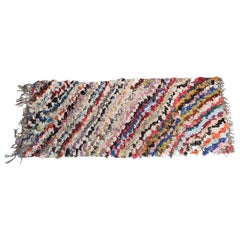 Bohemian Vintage Moroccan Runner Rug or Carpet