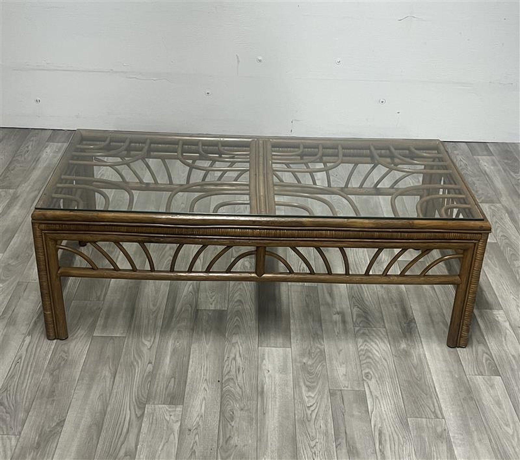Milieu du XXe siècle Table basse boho chic en vente