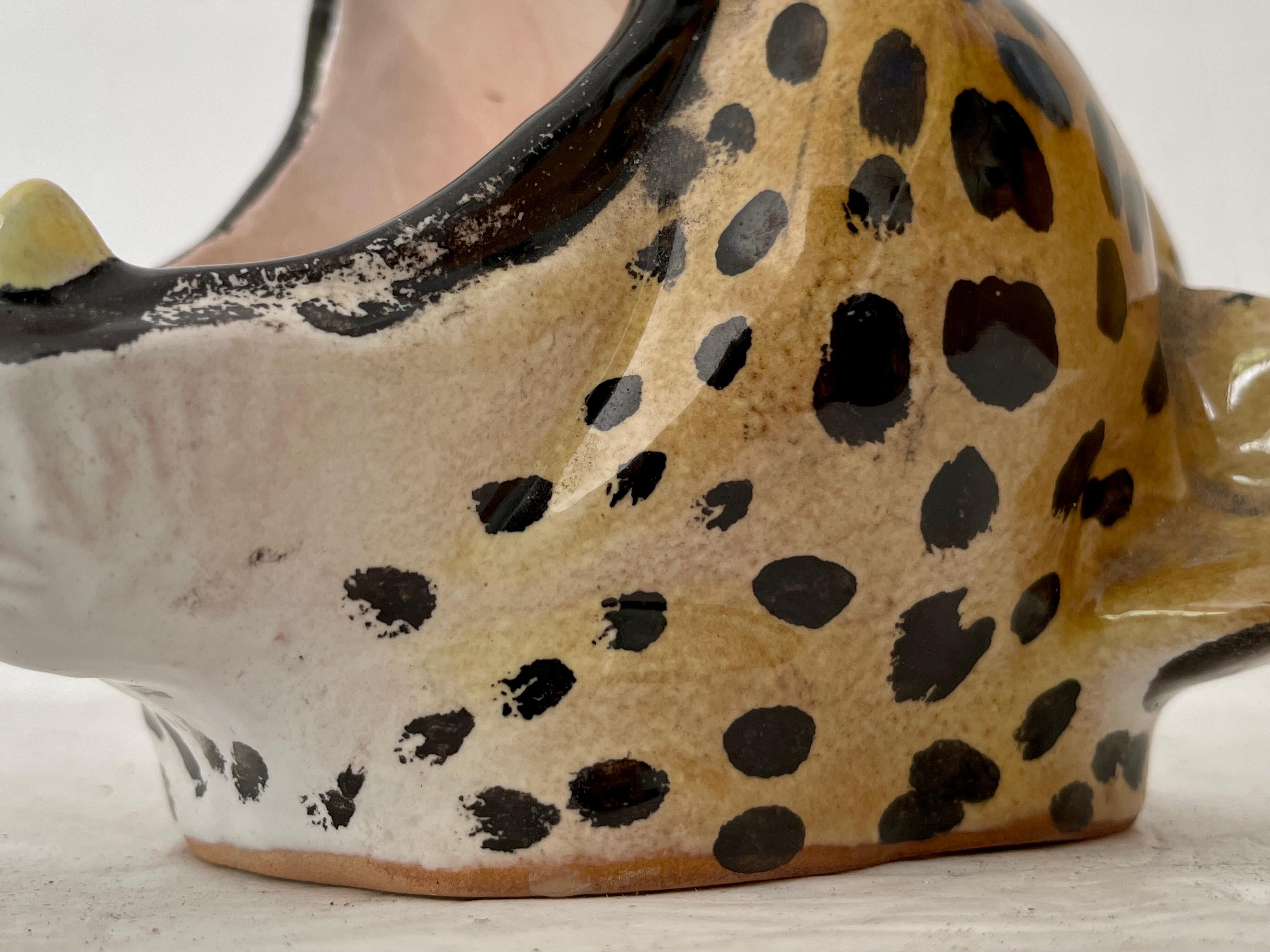 Boho Chic Leopard Ceramic Bowl 3