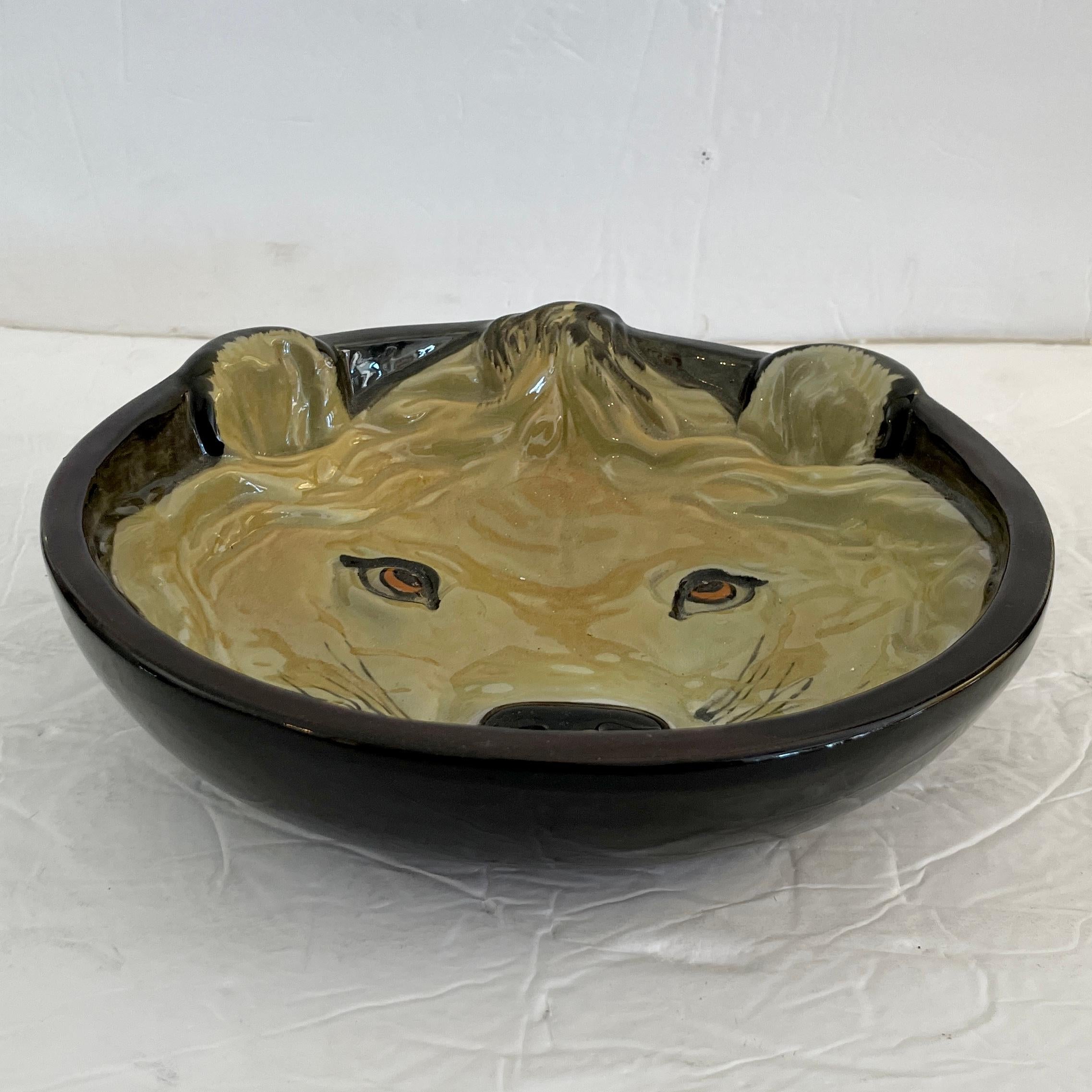 lion head bowl