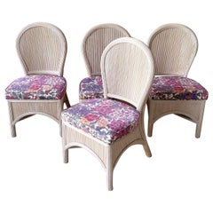 Sedie da pranzo Boho Chic con canna a matita
