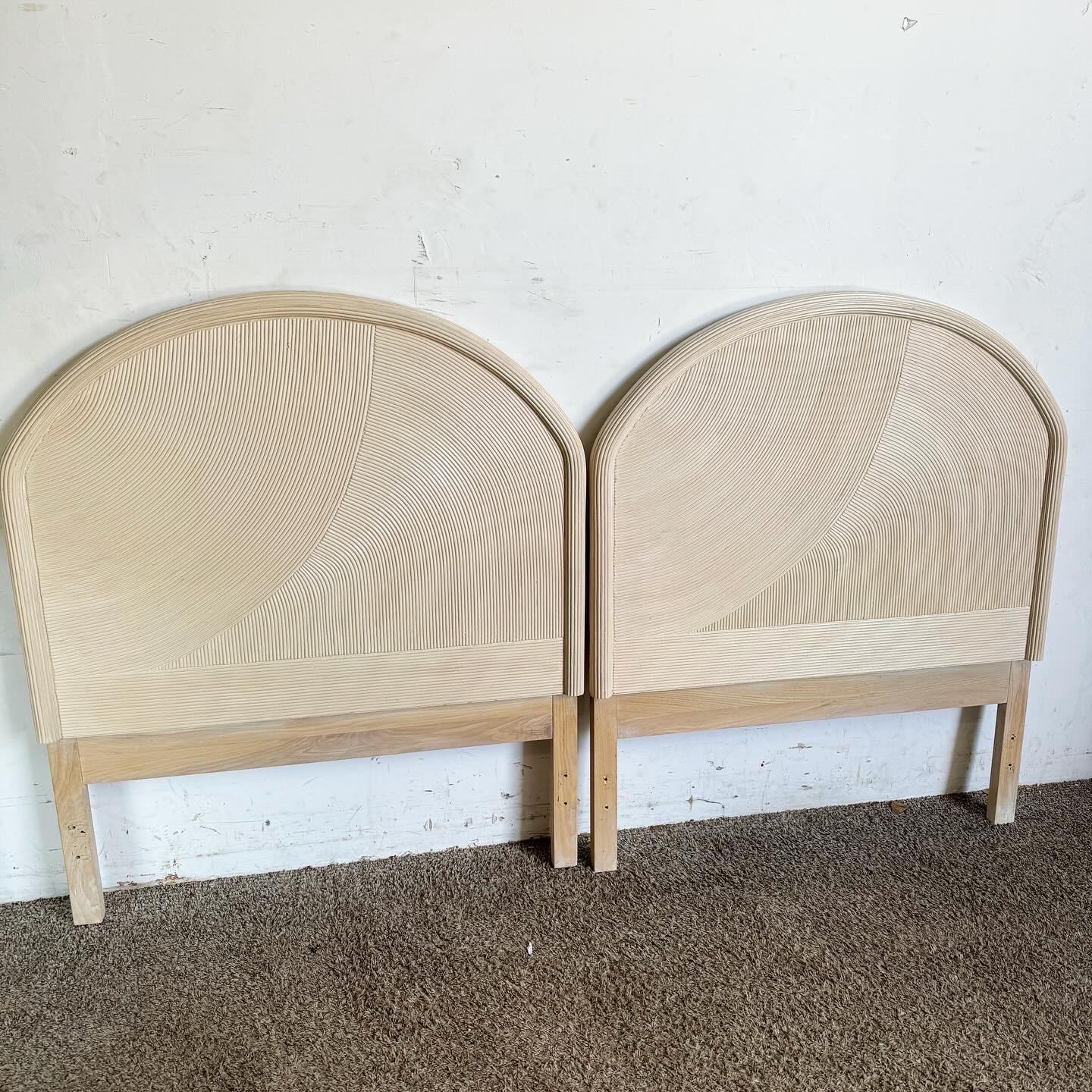 American Boho Chic Pencil Reed Henry Link Twin Size Headboard by Lexington