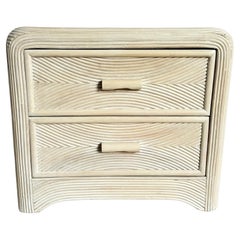 Boho Chic Pencil Reed Nightstand