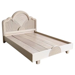 Boho Chic Pencil Reed Queen Bed Set